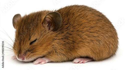 Wallpaper Mural Resting mouse in soft light close-up photography animal behavior studio setting natural habitat inspiration Torontodigital.ca