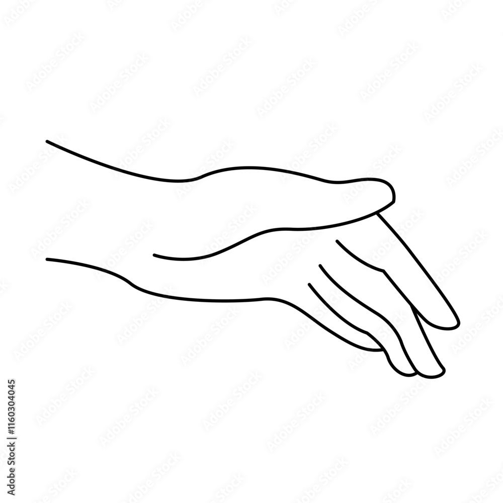 Hand Gestures Thin Line Icons Hand Gestures Thin Line Icons