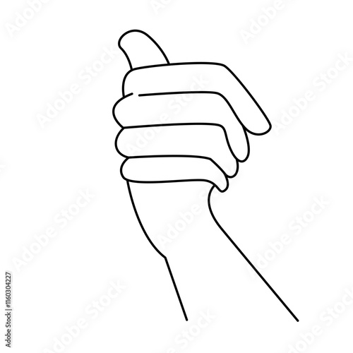 Hand Gestures Thin Line Icons