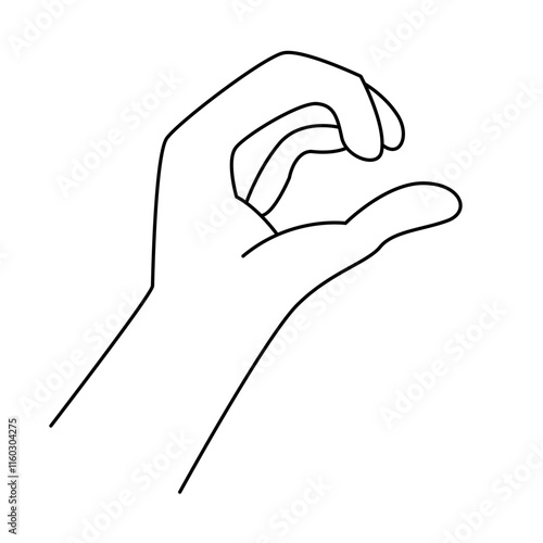 Hand Gestures Thin Line Icons