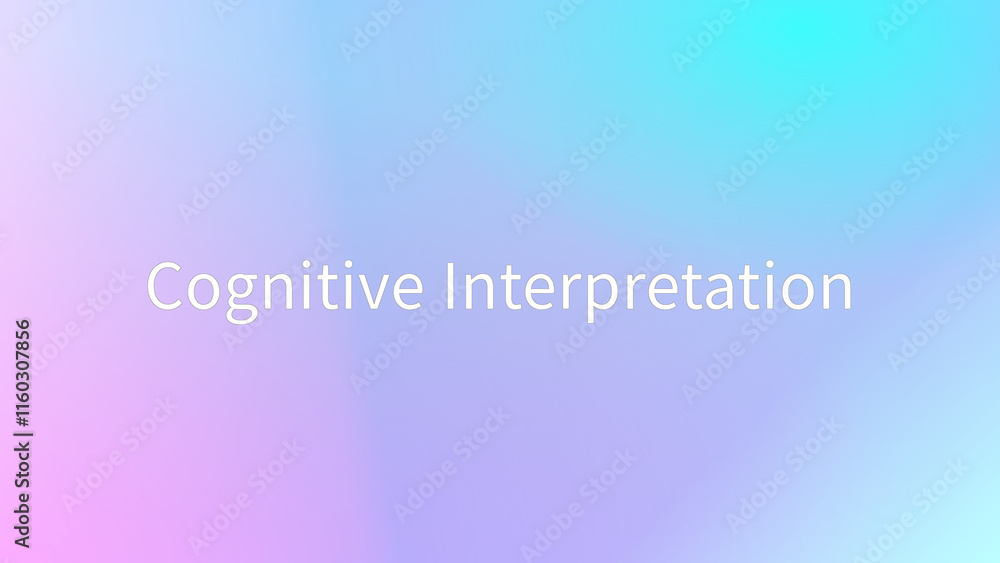 Cognitive Interpretation のグラデーション背景イラスト Cognitive Interpretation のグラデーション背景イラスト