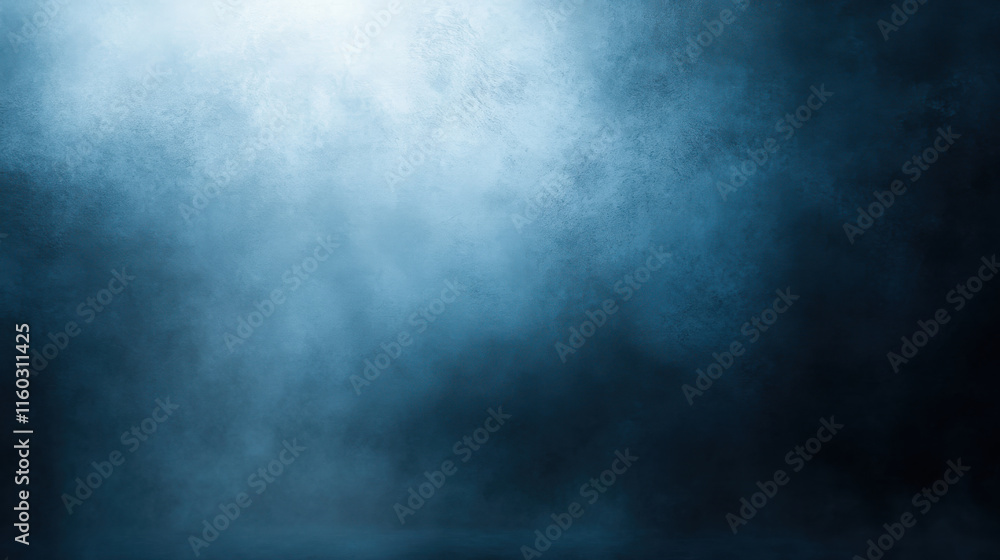 Deep Blue Fog with Atmospheric Texture Deep Blue Fog with Atmospheric Texture