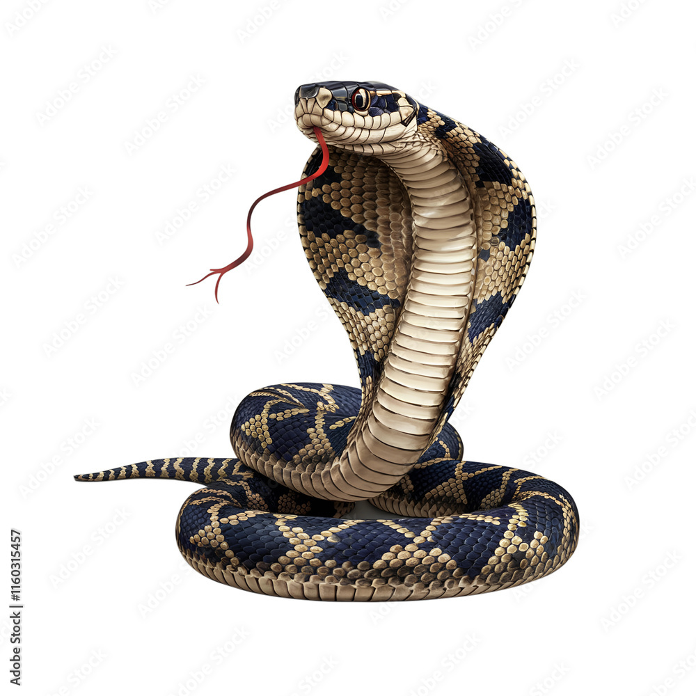 Fototapeta premium Snake transparent background 