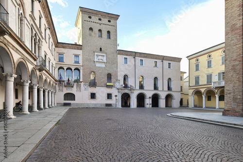 Fototapeta Naklejka Na Ścianę i Meble -  Dome square in Crema, Cremona province, Lombardy, Italy