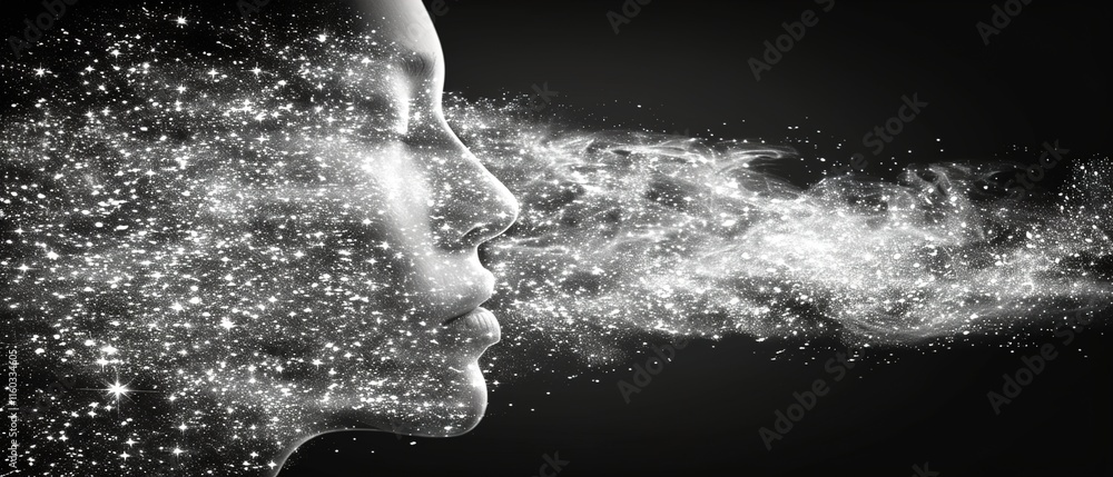 Obraz premium splash on black