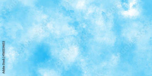 sky clouds for wallpaper backdrop background, The summer is colorful clearing day Good weather with natural blue clouds, shiny and clear painted light blue clouds watercolor background.
