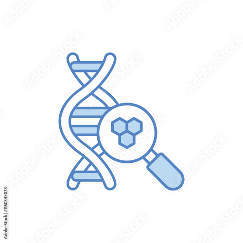 Genetics vector icon