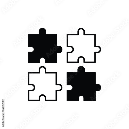 Jigsaw vector icon