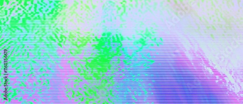 Abstract light pastel glitch art with soft pale dusty colors