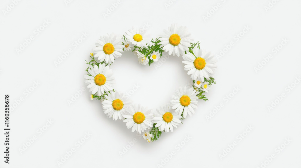 Heart and flower, Valentine's Day, A hand-drawn heart-shaped wreath composed of daisies, perfect for floral-themed projects and designs, captured in a high-quality PNG format. Heart and flower, Valentine's Day, A hand-drawn heart-shaped wreath composed of daisies, perfect for floral-themed projects and designs, captured in a high-quality PNG format.