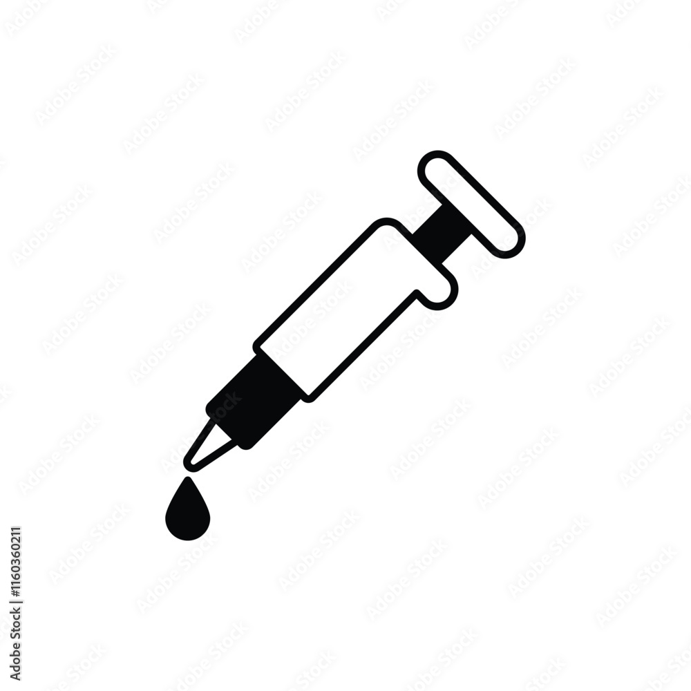 Pipette vector icon Pipette vector icon