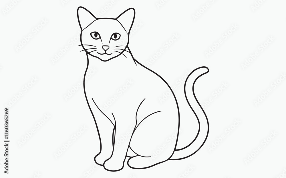 cat line art cat line art