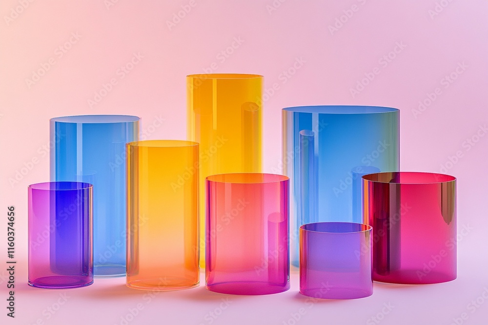 Creative Cylinder and Torus Composition Creative Cylinder and Torus Composition