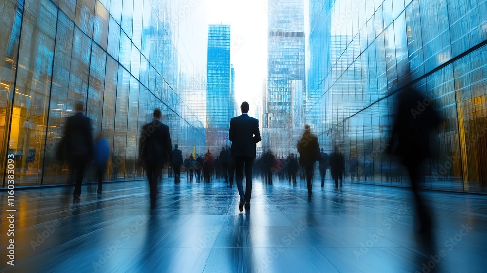 Dynamic business environment showcasing the concept of business agility Dynamic business environment showcasing the concept of business agility