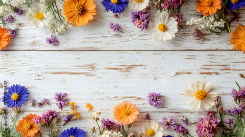 Colorful Flowers Bloom Beau...