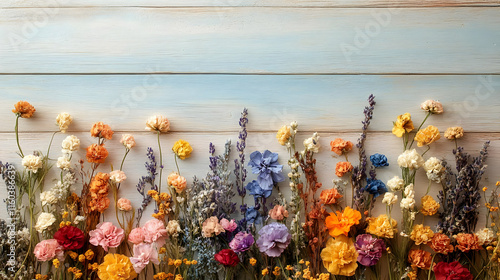 Dried Flowers Decorate Rust...