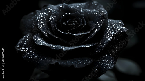 Black Rose Glistens: Dew Dr...