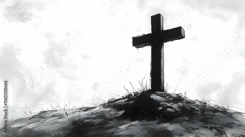 Cross Stands on Hill: Faith...