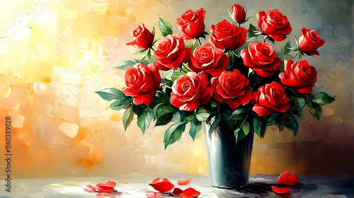 Red Roses Bloom Beautifully...