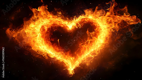 Fiery Heart Burns Brightly ...