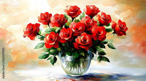 Red Roses Bloom Beautifully...