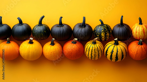 Pumpkins Showcase Vibrant C...