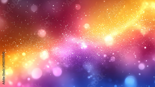 Colorful Bokeh Lights Shine...