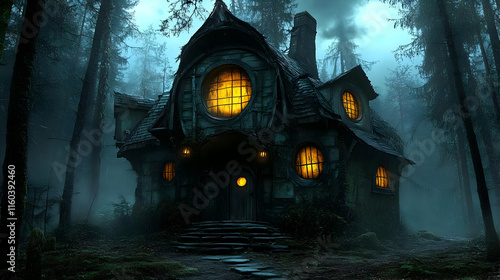 Mysterious House Illuminate...