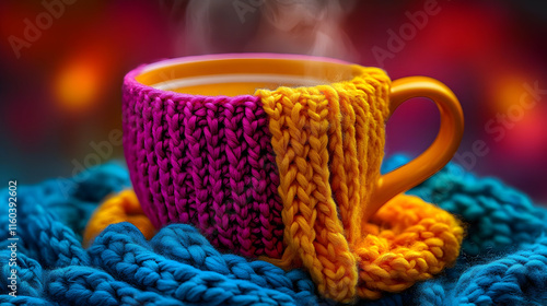 Hot Drink Steams Cozy Mug W...