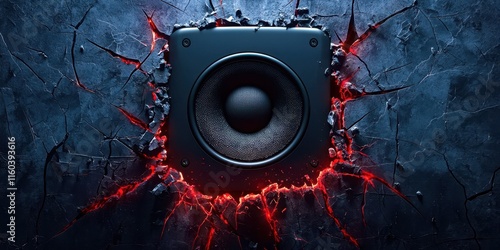 Speaker with a hole in it