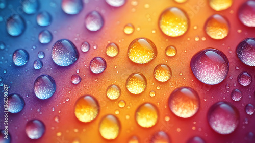 Water Droplets Reflect Rain...