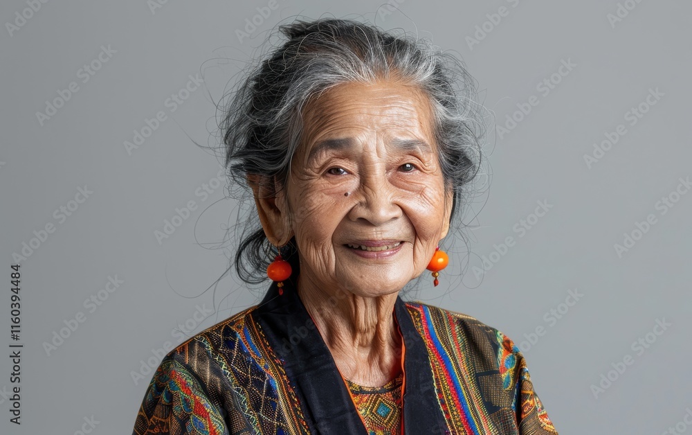 An elegant Asian woman in traditional attire stands confidently, exuding grace and timeless beauty. An elegant Asian woman in traditional attire stands confidently, exuding grace and timeless beauty.