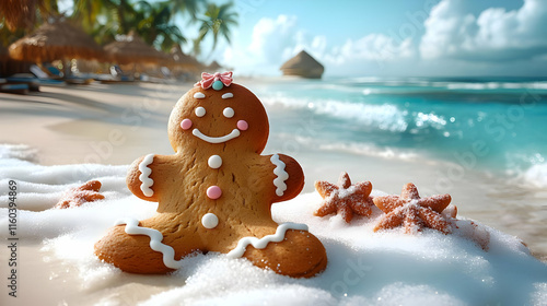 Gingerbread Man Relaxes on ...