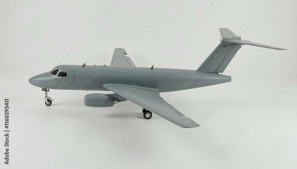 Pilot model mockup, gray background, for website design, marketing materials, and presentations. Pilot model mockup, gray background, for website design, marketing materials, and presentations.