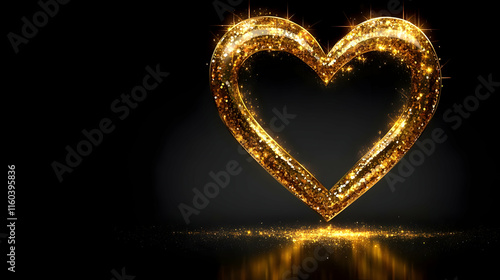 Golden Heart Sparkles and S...