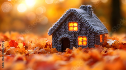 Cozy Knit House Glows in Au...