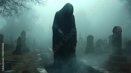 Grim Reaper Walks Through F...