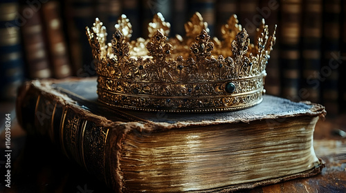 Golden Crown Rests on Antiq...