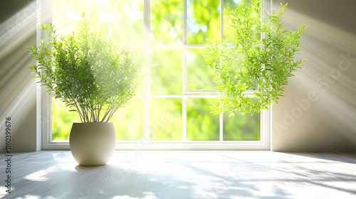 Green Plants Bask in Sunlig...