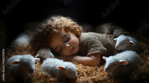 Child Sleeps Peacefully wit...