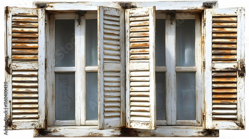 Old Window Opens to Rustic ...