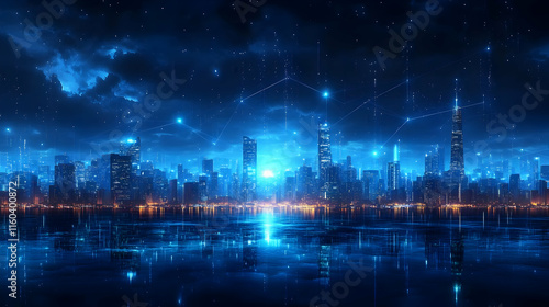 Cityscape Reflects on Water...