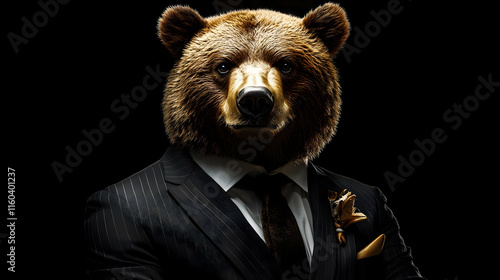 Bear Wears Suit, Tie, Corsa...