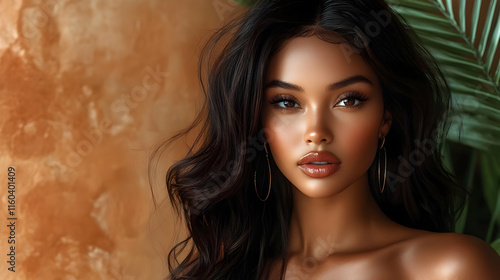 Beauty portrait captures a ...