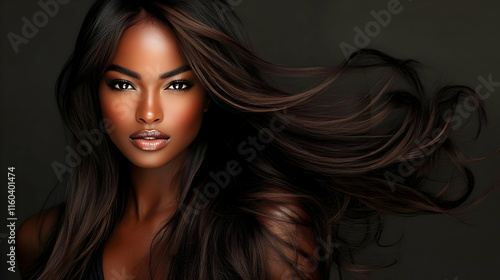 Healthy Hair Flows Beautifu...