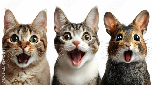 Cats and Rodent Open Mouths...