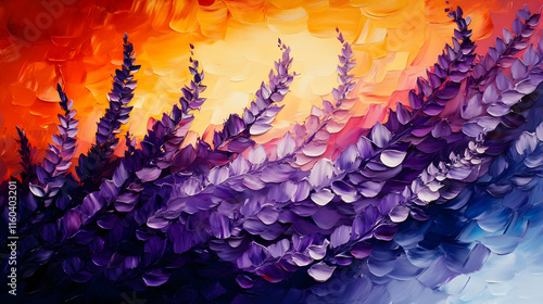 Lavender Flowers Bloom Vibr...