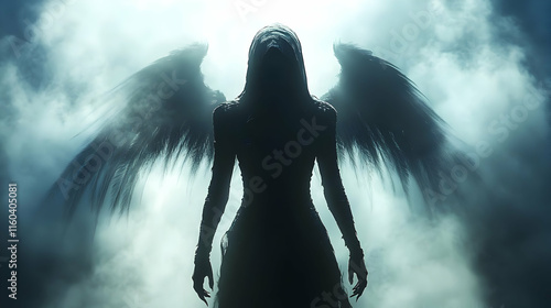 Dark Angel Descends with Sh...