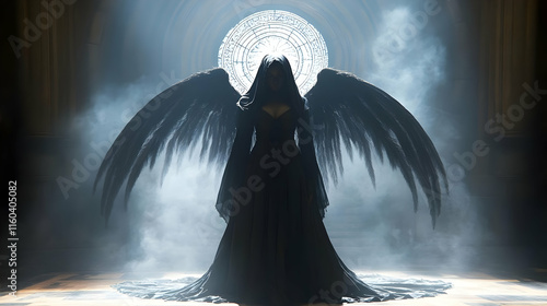 Dark Angel Stands Majestica...