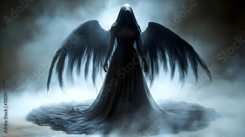 Dark Angel Stands Majestica...